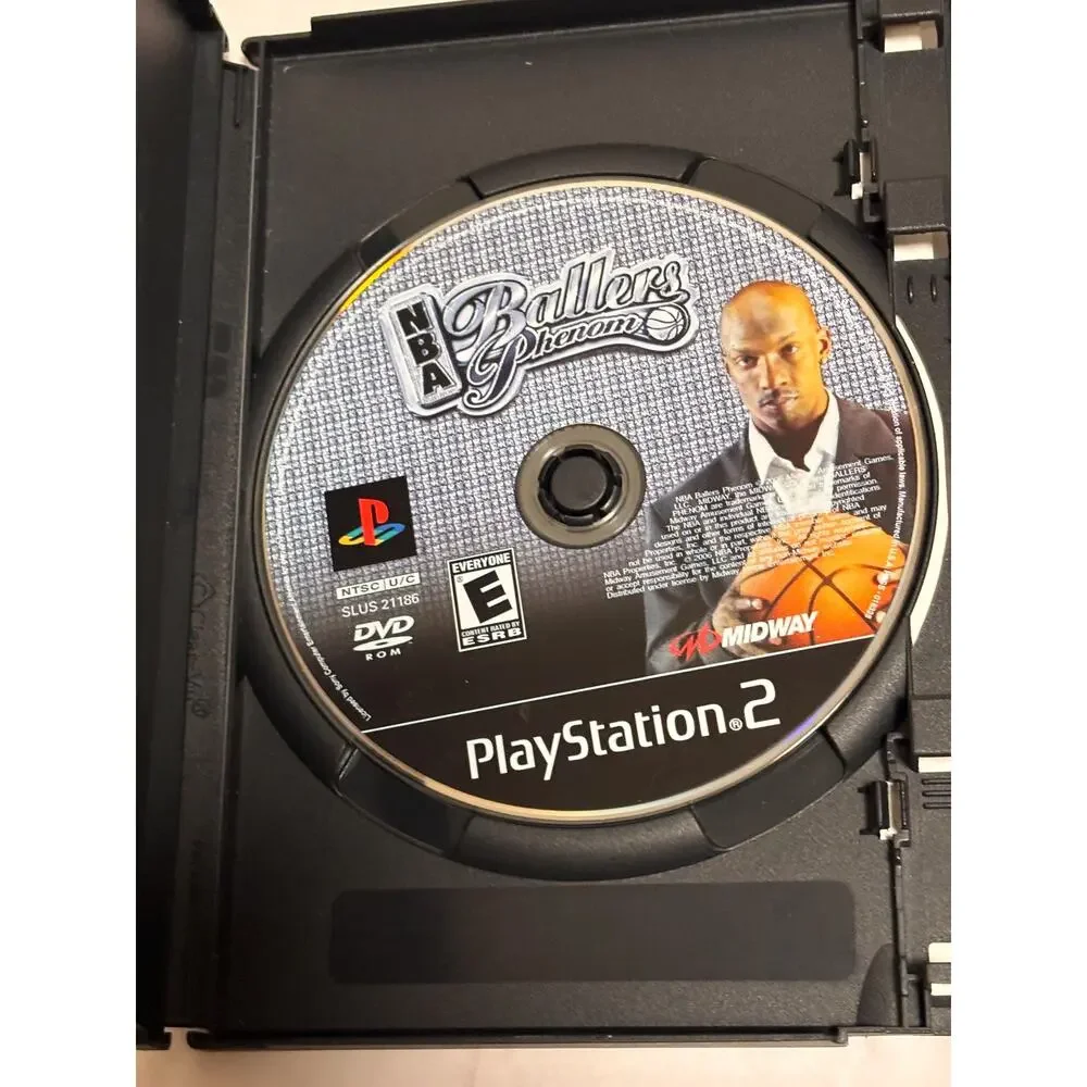 NBA Ballers: Phenom PS2 (Sony PlayStation 2, 2006) Game Only BlockBuster Case
